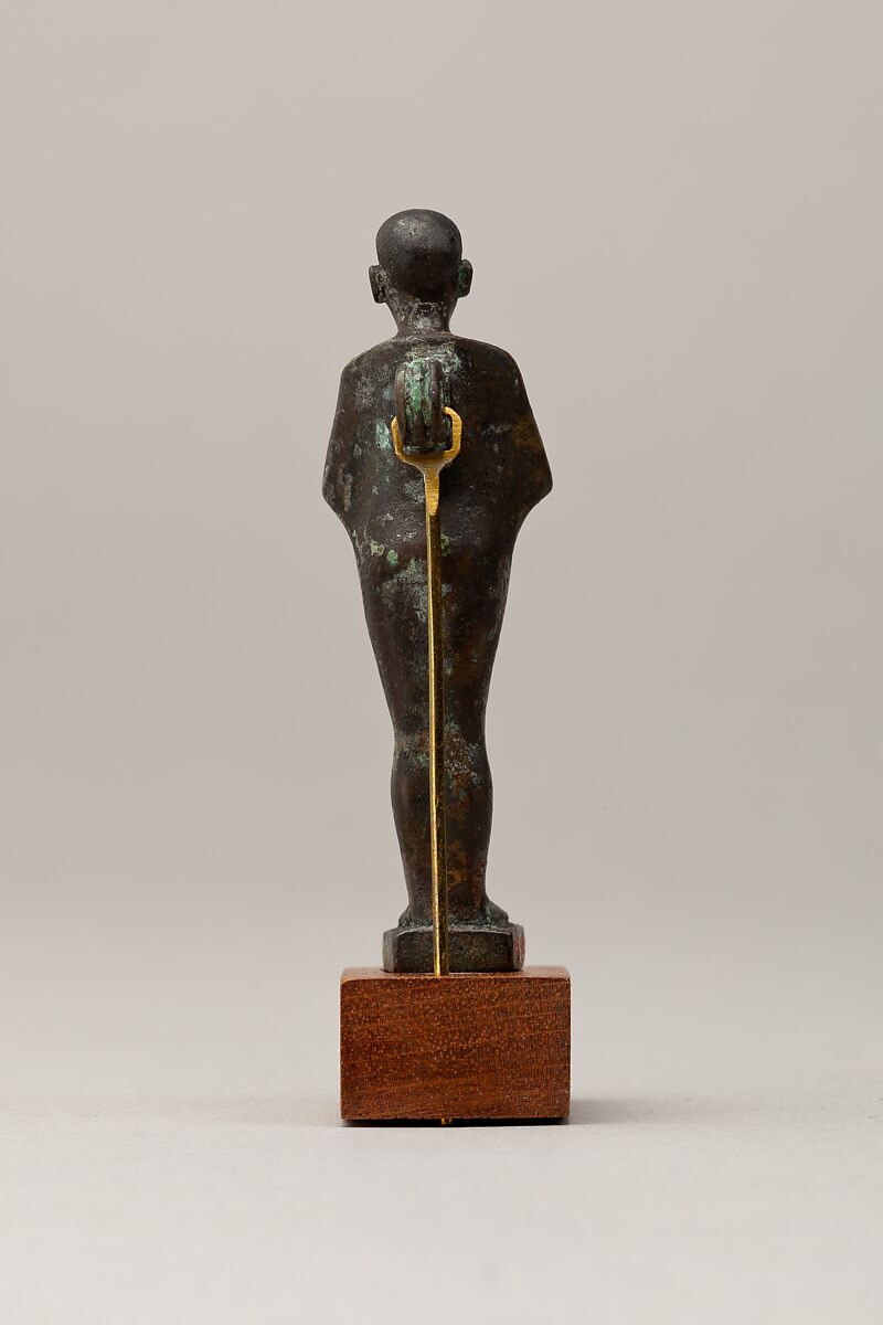 Ptah, Cupreous metal, precious metal inlay