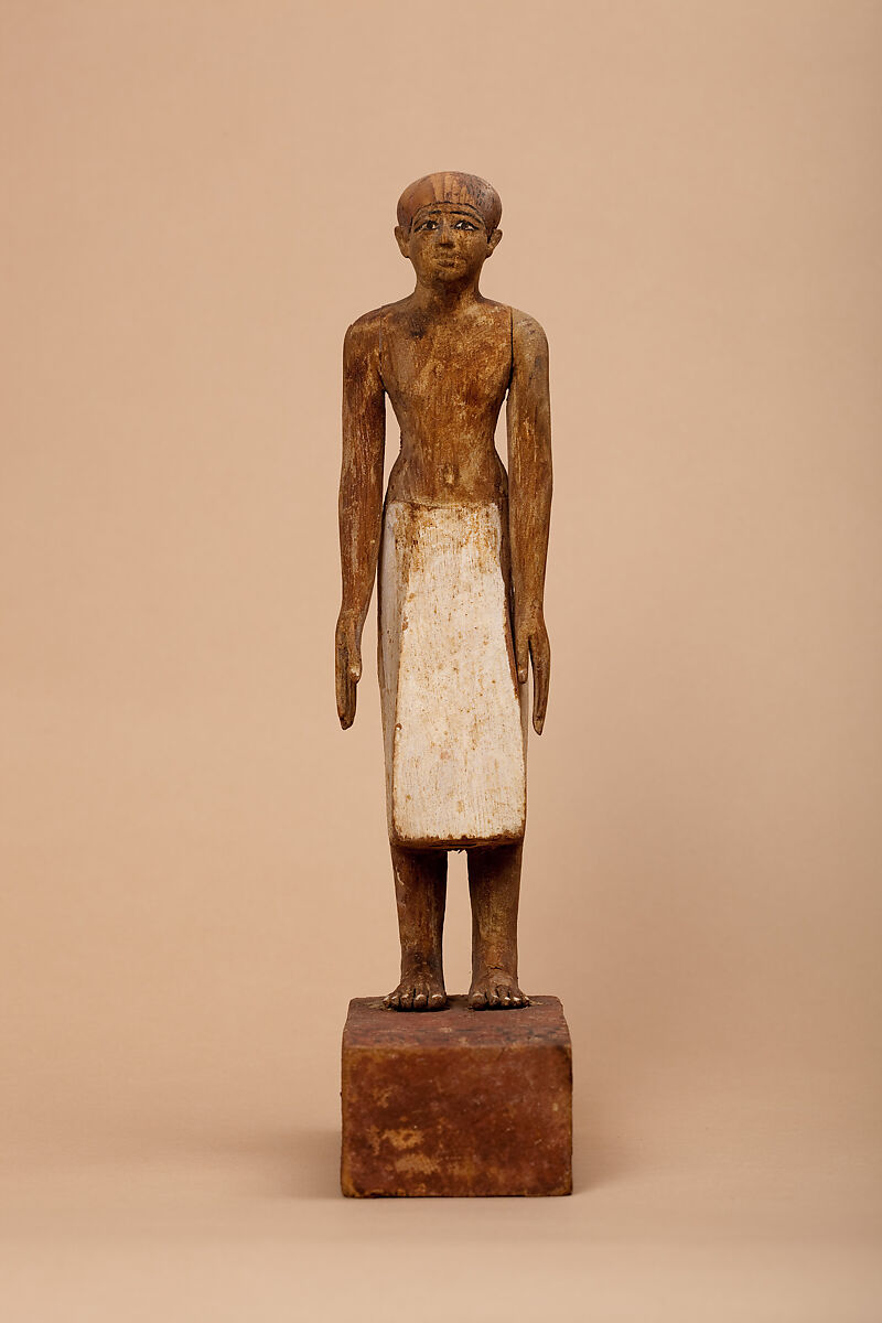 Statuette of Senbi, Wood, paint 