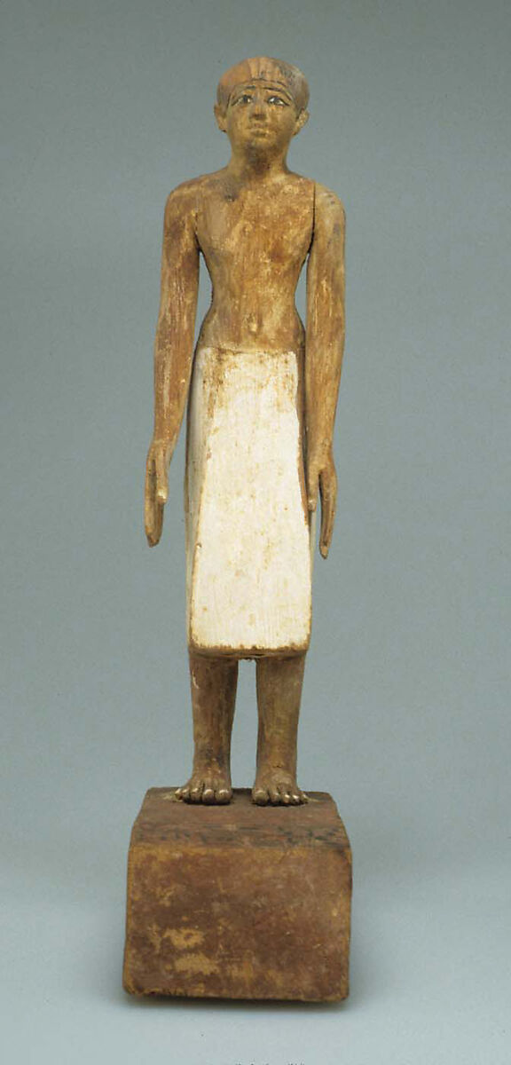 Statuette of Senbi, Wood, paint