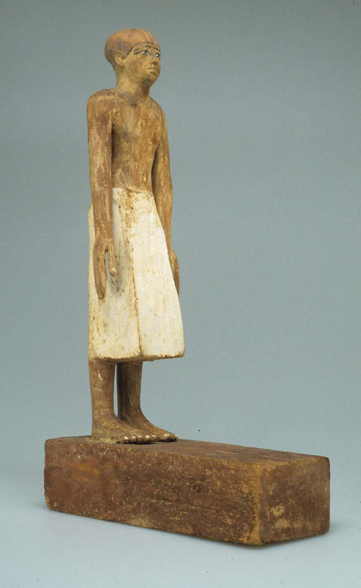 Statuette of Senbi, Wood, paint