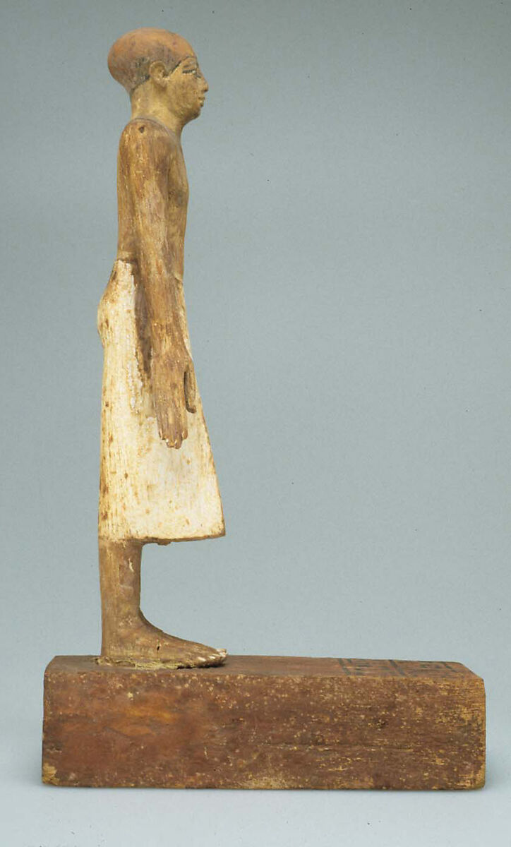 Statuette of Senbi, Wood, paint