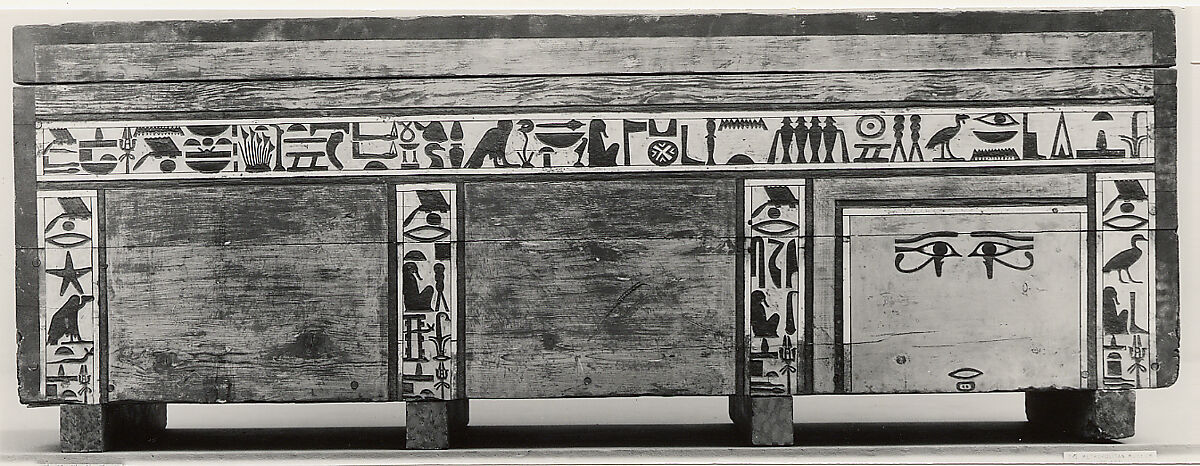 Coffin of Ukhhotep, son of Hedjpu, Wood (Abies sp. or Cedrus sp.)