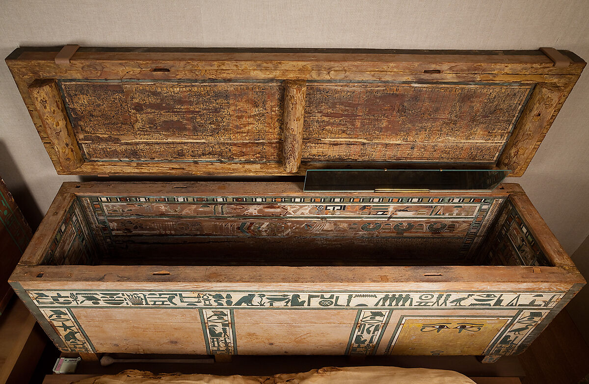 Coffin of Ukhhotep, son of Hedjpu, Wood (Abies sp. or Cedrus sp.)