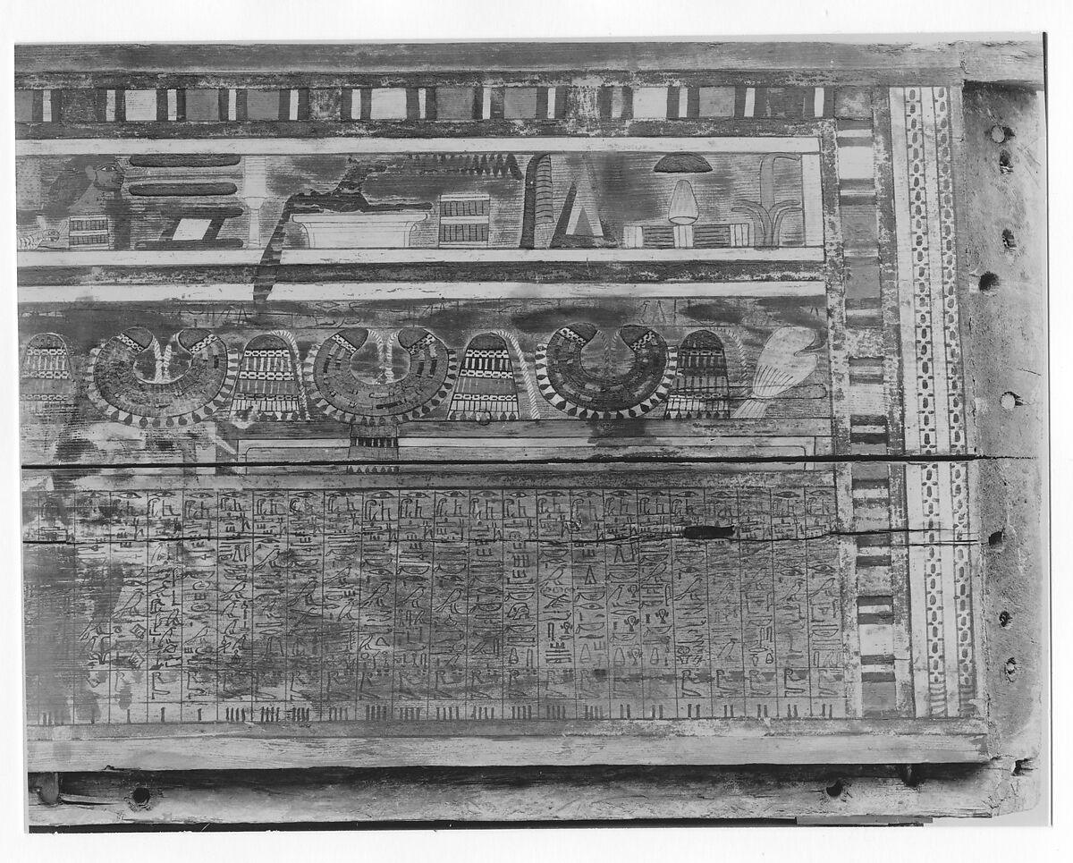 Coffin of Ukhhotep, son of Hedjpu, Wood (Abies sp. or Cedrus sp.)