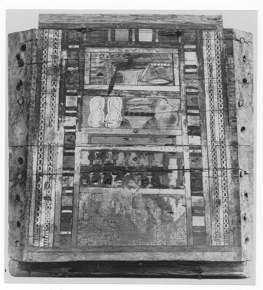 Coffin of Ukhhotep, son of Hedjpu, Wood (Abies sp. or Cedrus sp.)