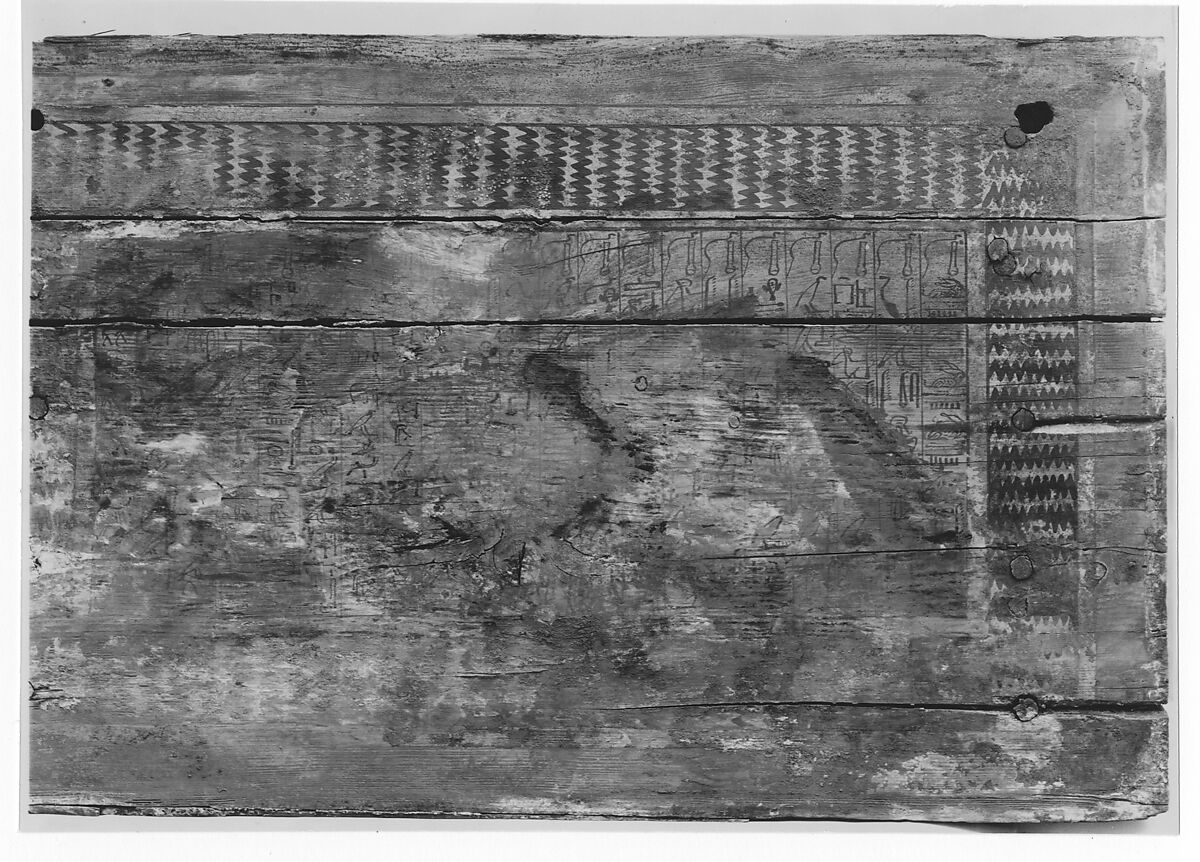 Coffin of Ukhhotep, son of Hedjpu, Wood (Abies sp. or Cedrus sp.)