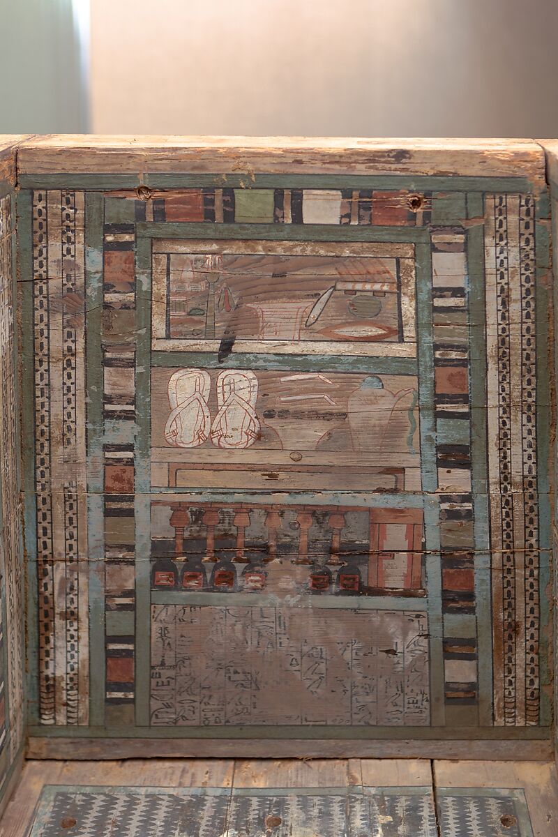 Coffin of Ukhhotep, son of Hedjpu, Wood (Abies sp. or Cedrus sp.)