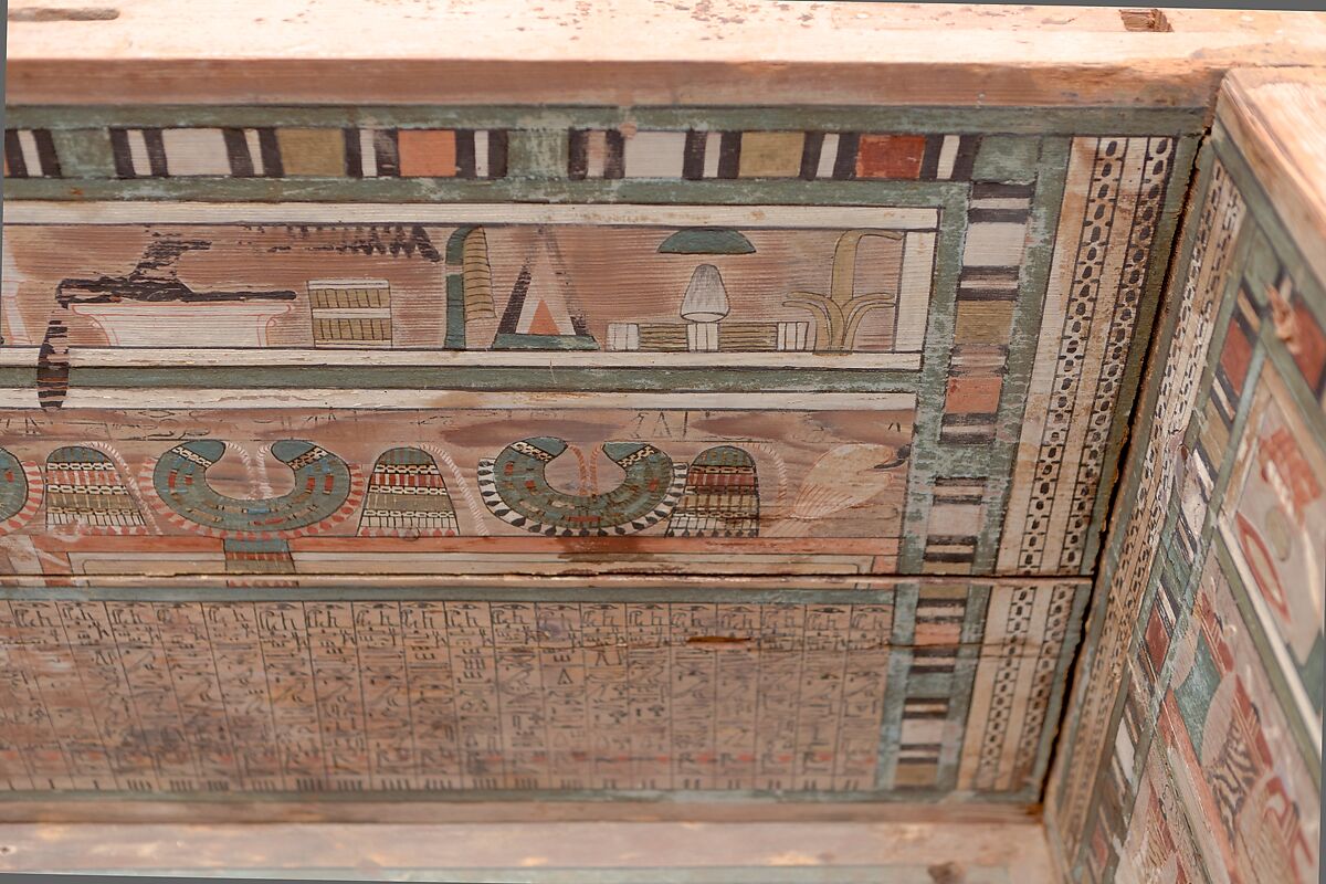 Coffin of Ukhhotep, son of Hedjpu, Wood (Abies sp. or Cedrus sp.)