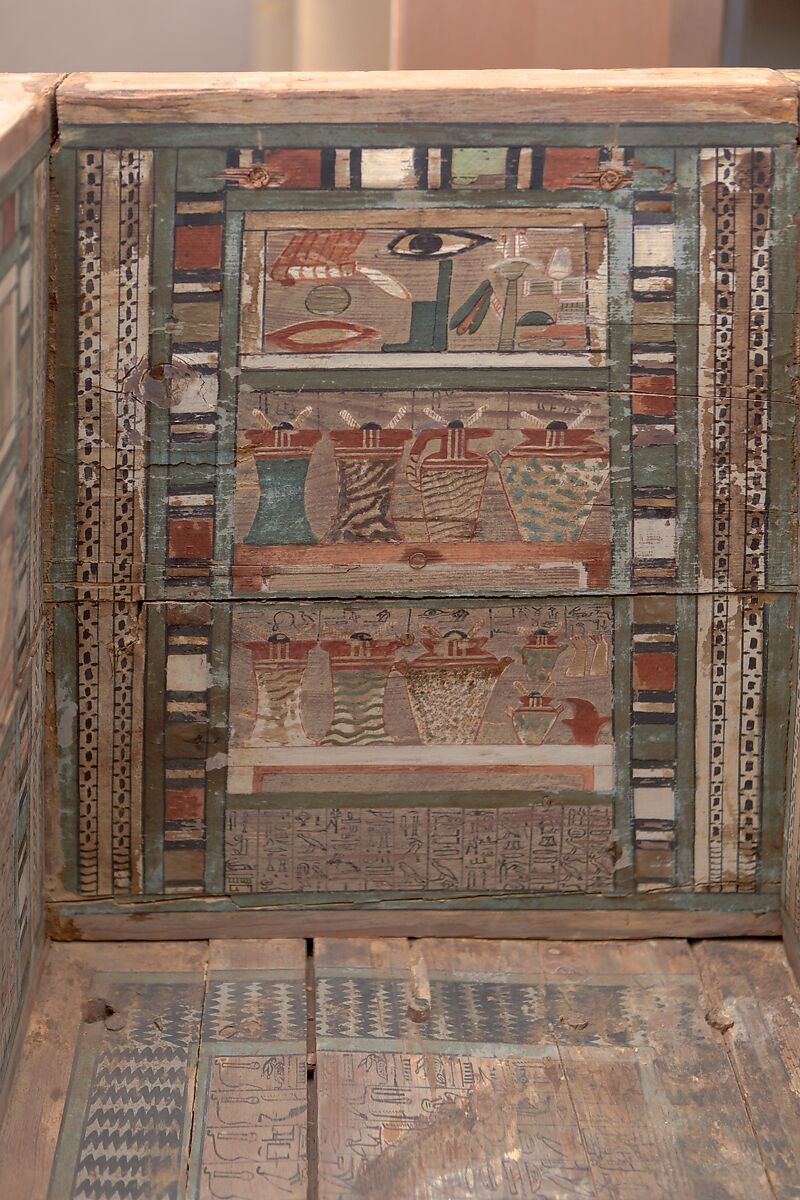 Coffin of Ukhhotep, son of Hedjpu, Wood (Abies sp. or Cedrus sp.)