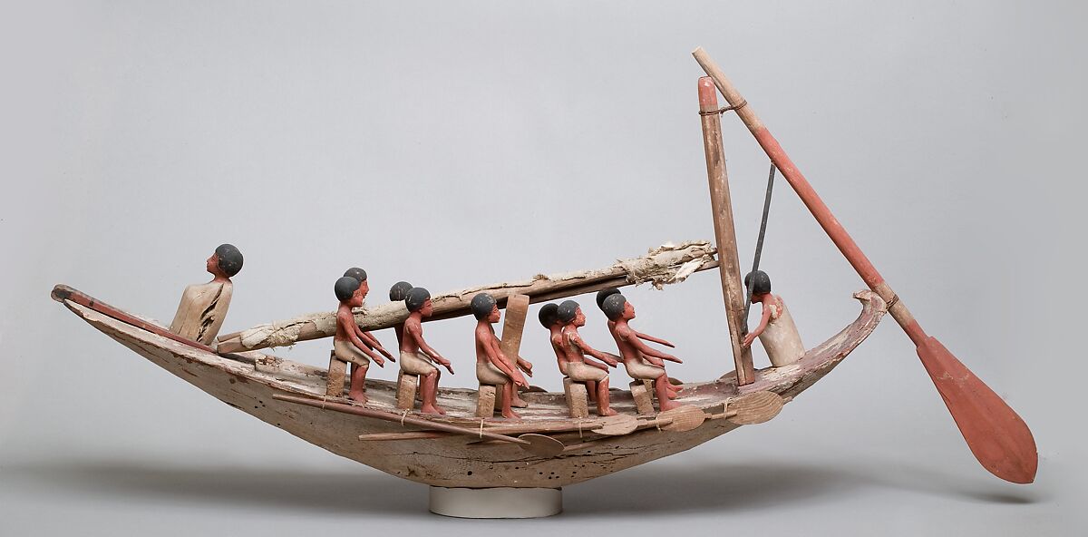 Model Boat, Wood, paint 