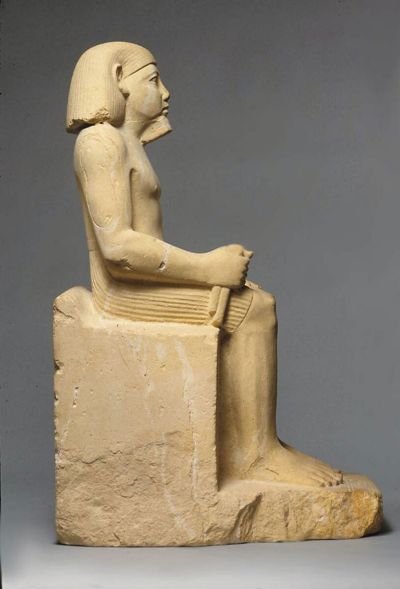 Statue of the Steward Au, Limestone 