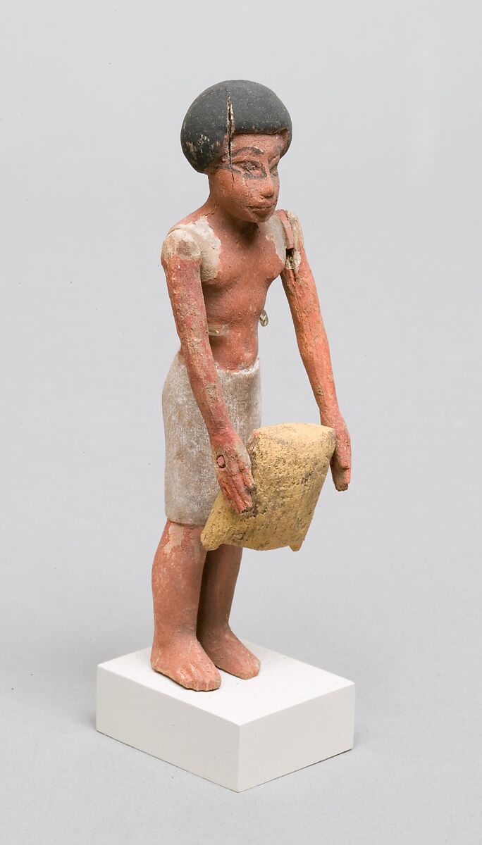 Model Domestic figure, Wood, paint