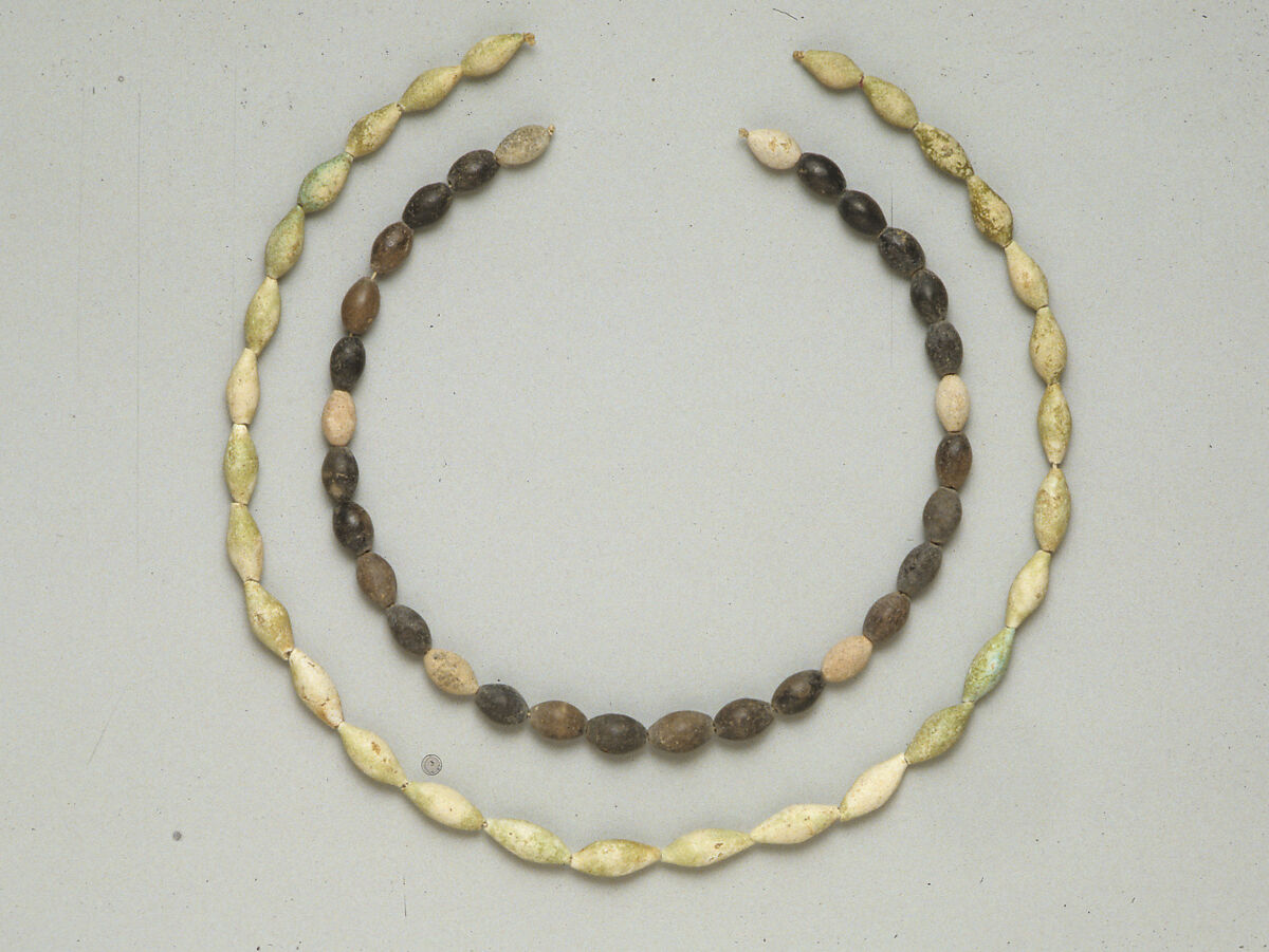 Hepy, found scattered, Faience, whitish, originally green glaze (?)