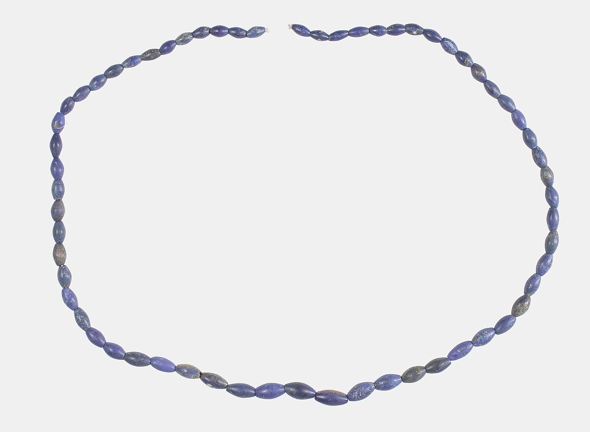 Hepy, String of beads, Lapis lazuli 
