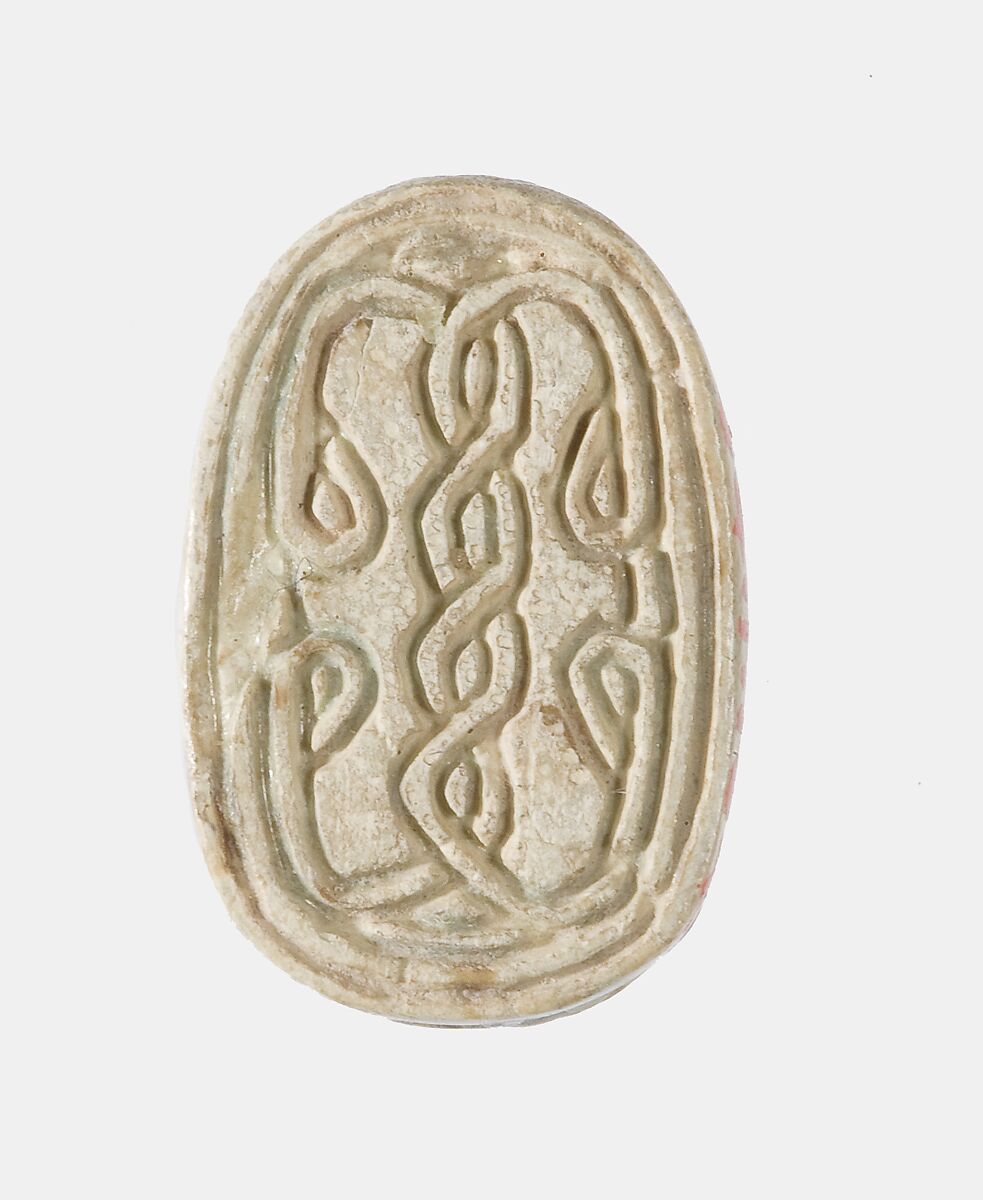 Scarab with Coil Design, Steatite 