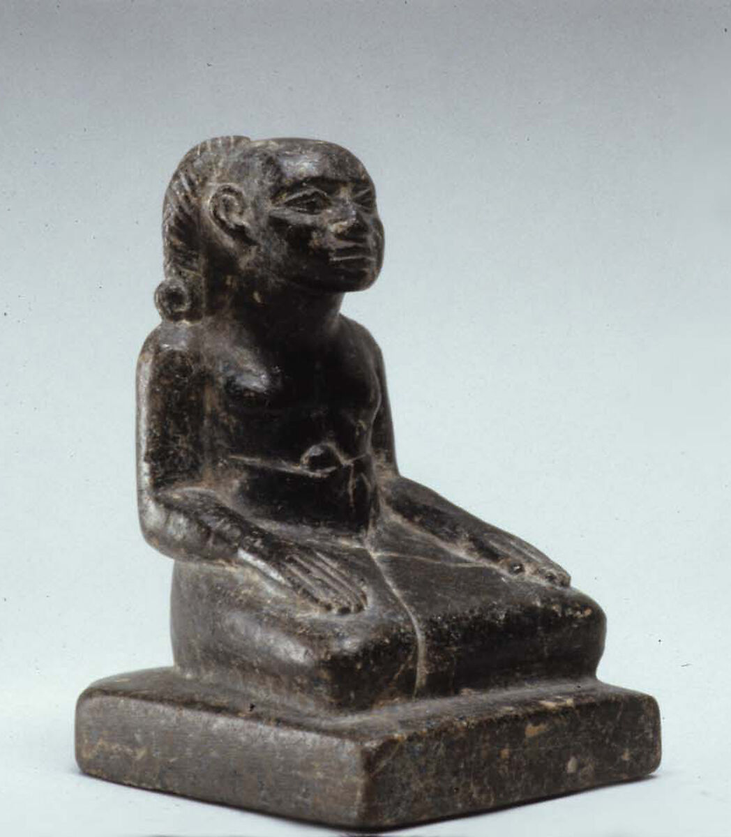 Statuette of male youth, Serpentinite