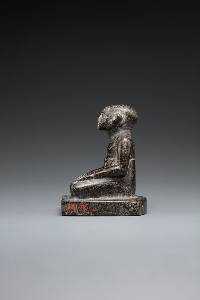 Statuette of male youth, Serpentinite