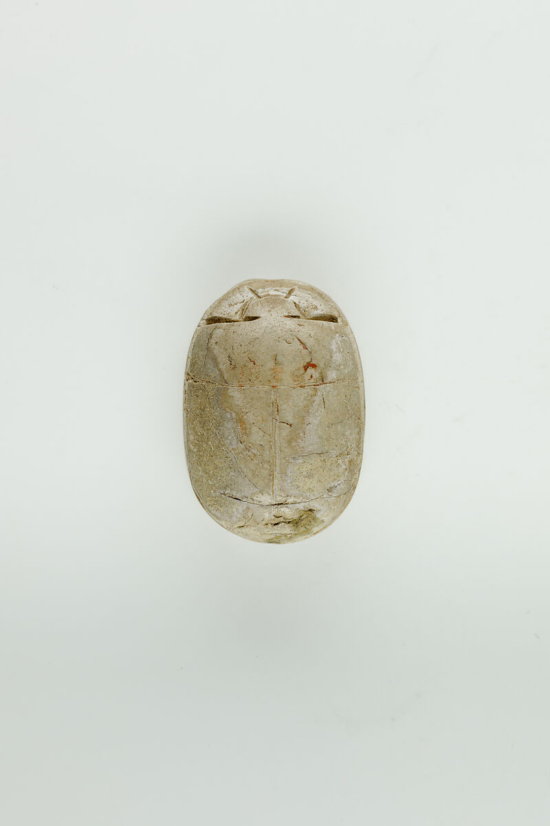 Scarab with the Representation of Fecundity Figures (Hapy), Steatite