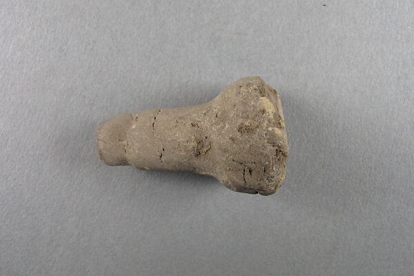 Seal impression on stamp shaped object, Mud