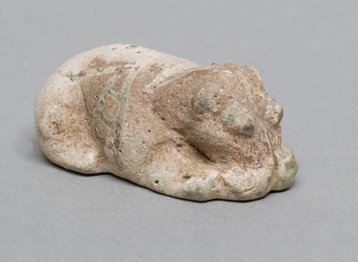 Hippopotamus, Faience 