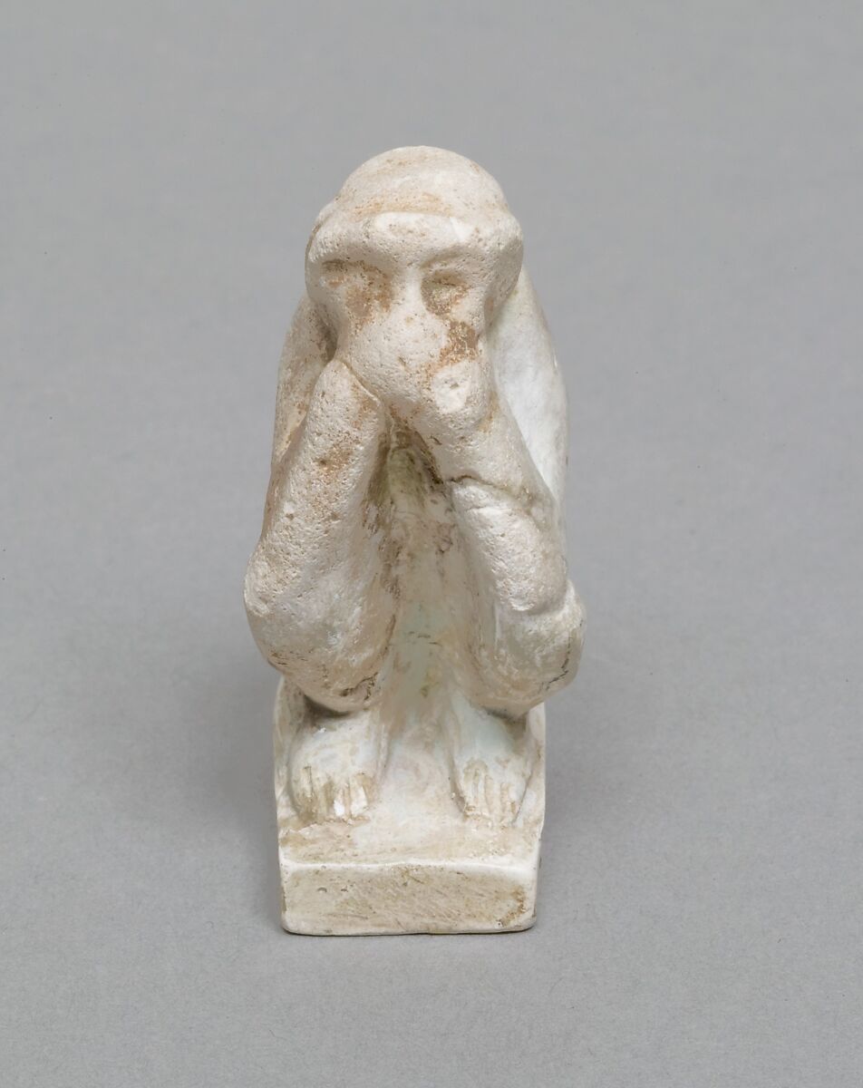 Monkey, Faience, Paste 