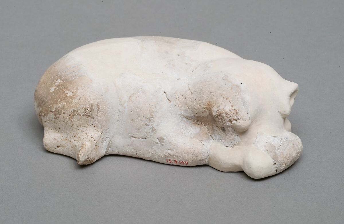 Hippopotamus, Faience 