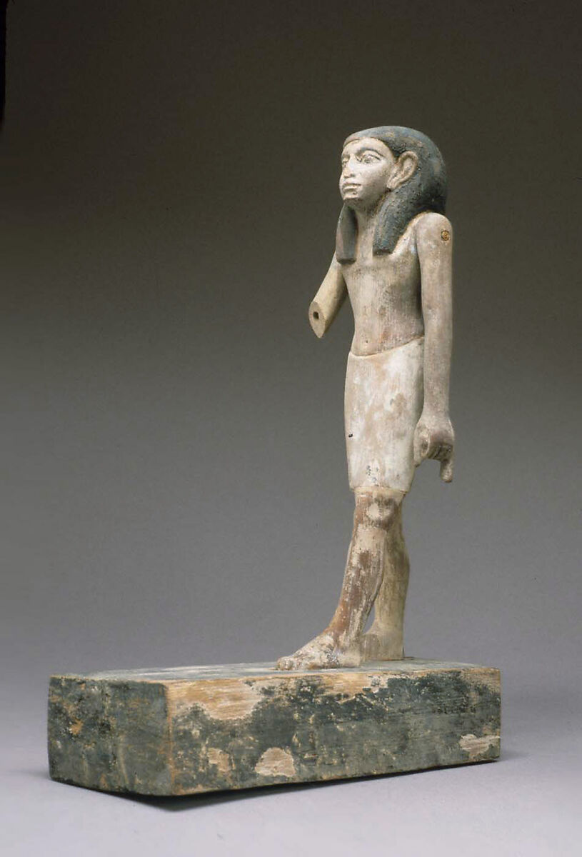 Male figure, Wood, paint