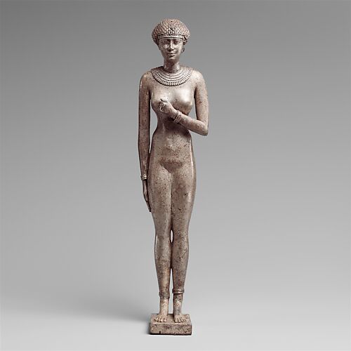 File:Egyptian - Statue of a Seated Cat - Walters 54403 - Three