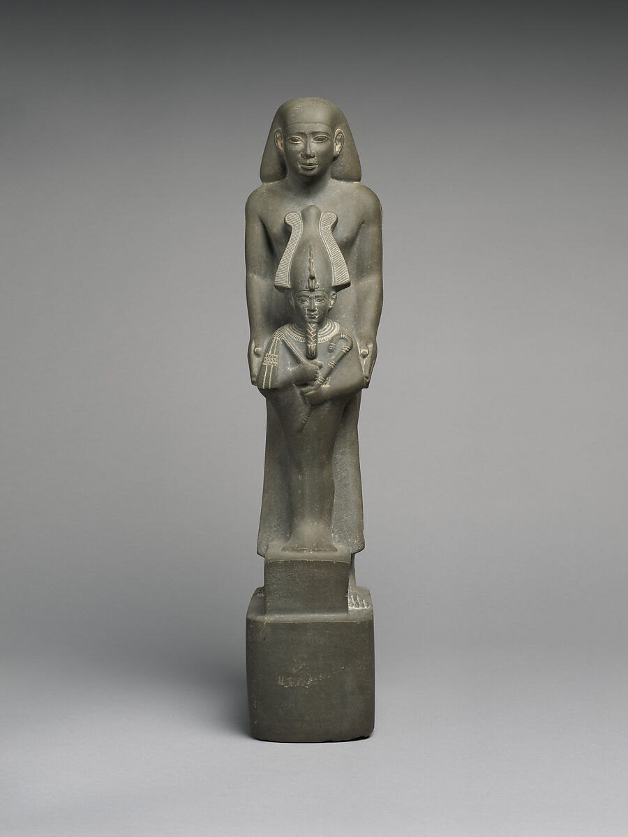 Statue of Harbes, called Psamtiknefer, son of Ptahhotep, Metagraywacke 