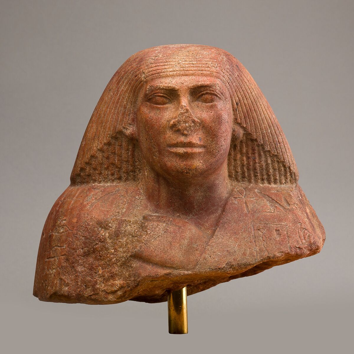 Statue of Ankhemtenenet, Red quartzite