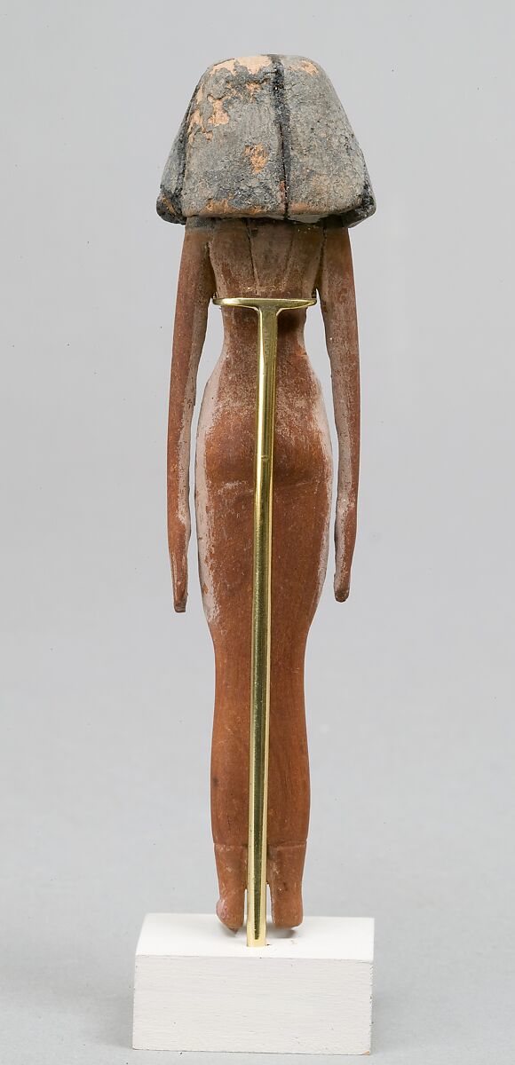 Statuette of woman, Wood, paint