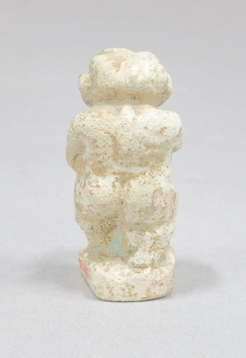 Dwarf, Faded blue faience