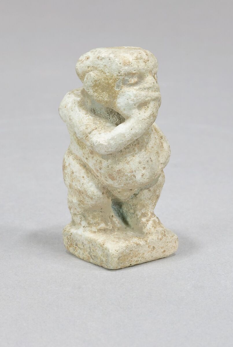 Dwarf, Faded blue faience
