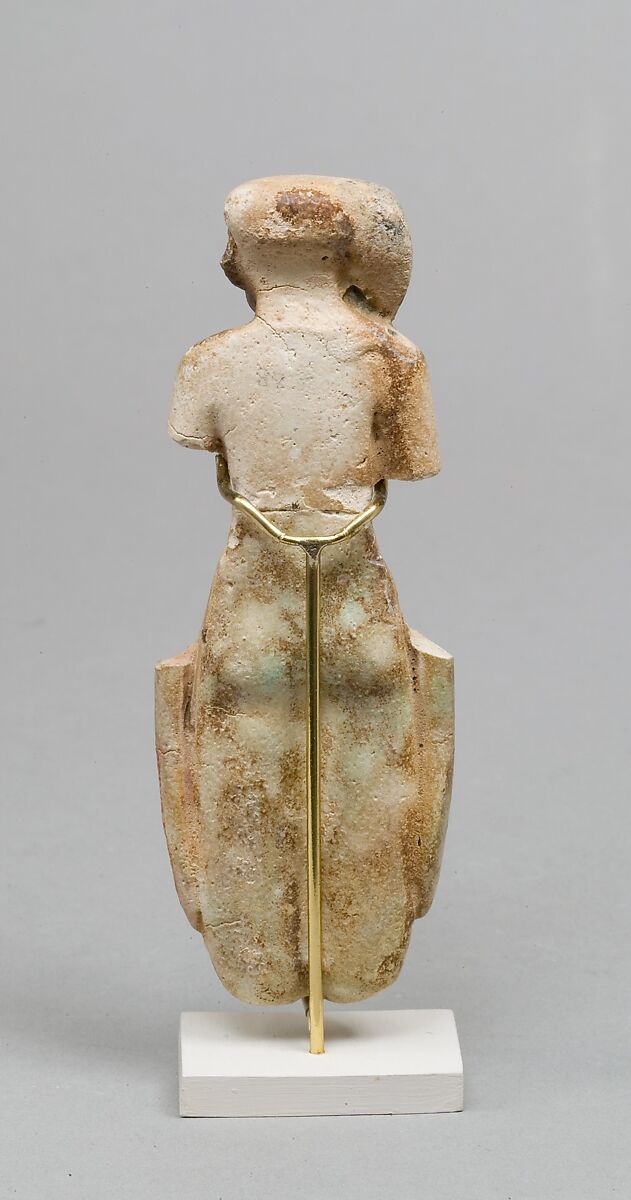 Female figurine, Faience, paint