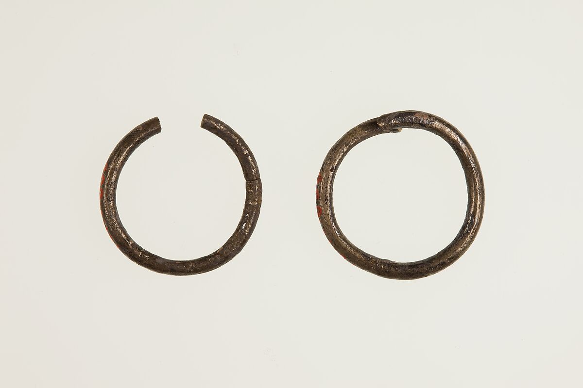 Pair of Earrings (with 16.10.337), Silver 