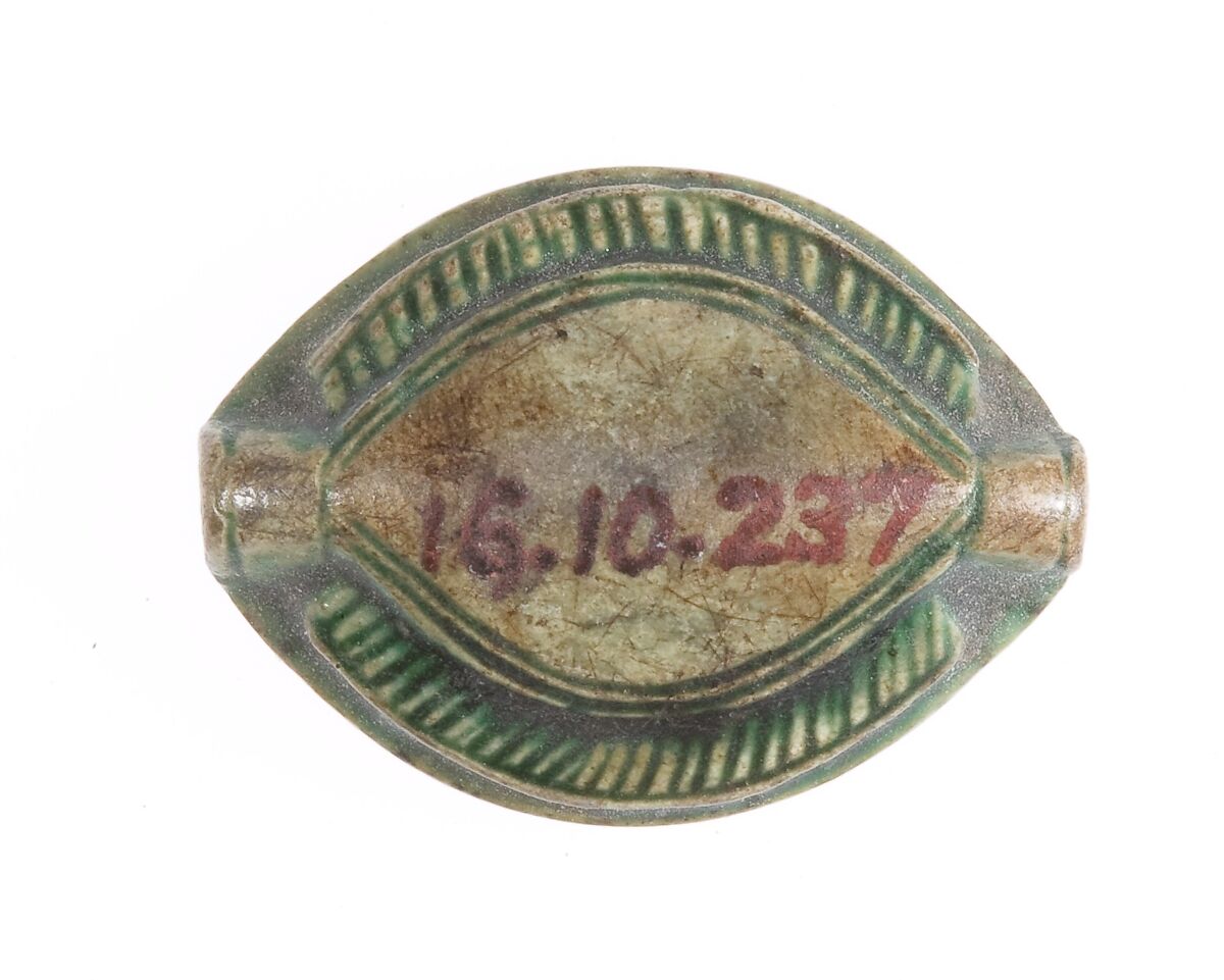 Scaraboid, Glazed Steatite
