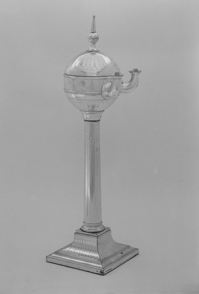 Oil Lamp, Sheffield silver plate 