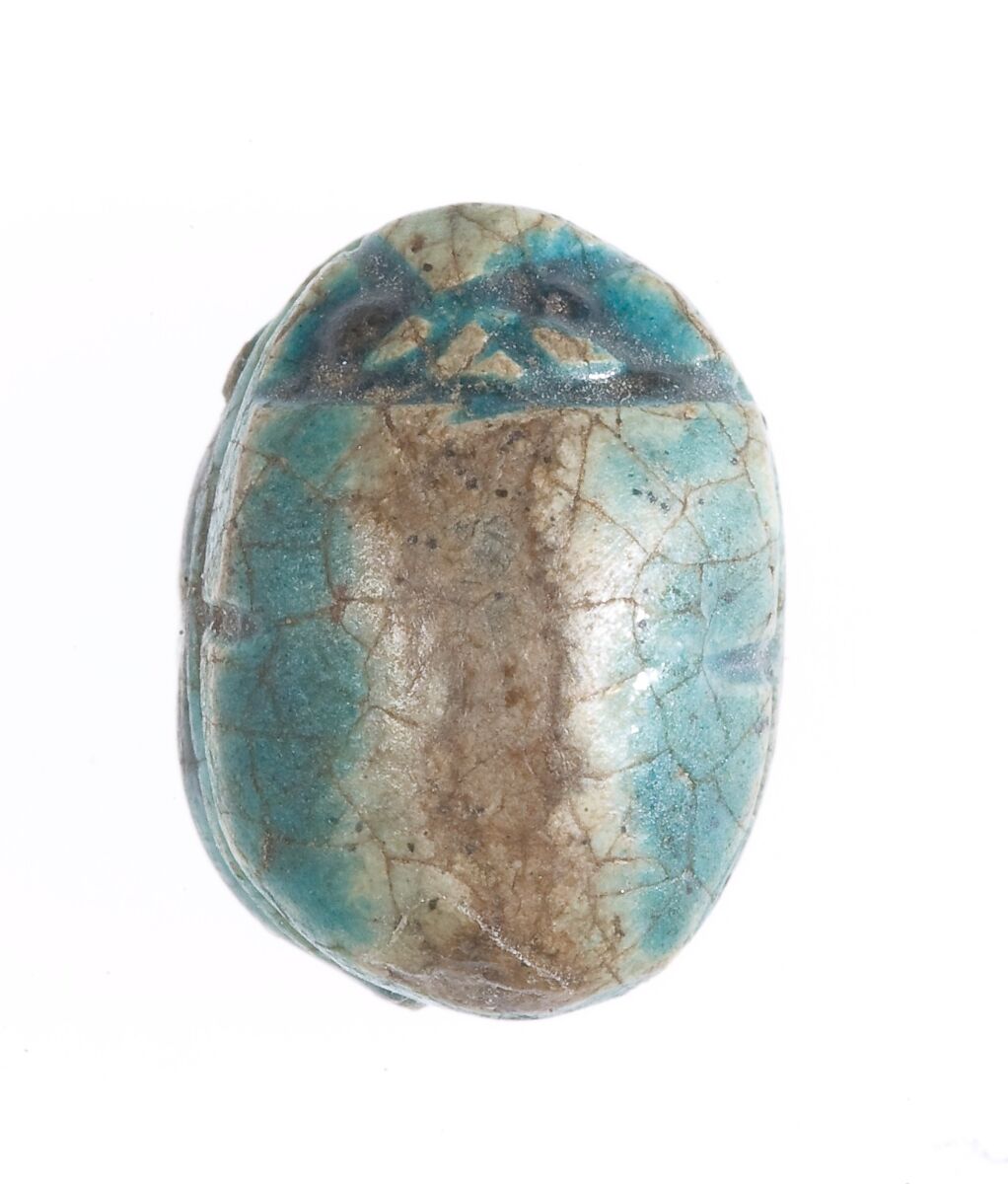 Scarab, Steatite (glazed)