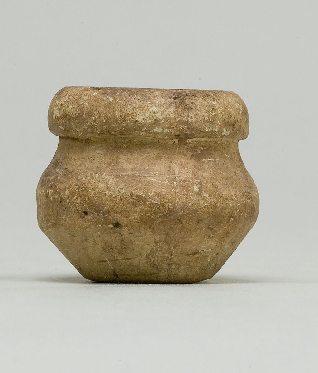 Kohl pot, Pottery: gulleh ware 