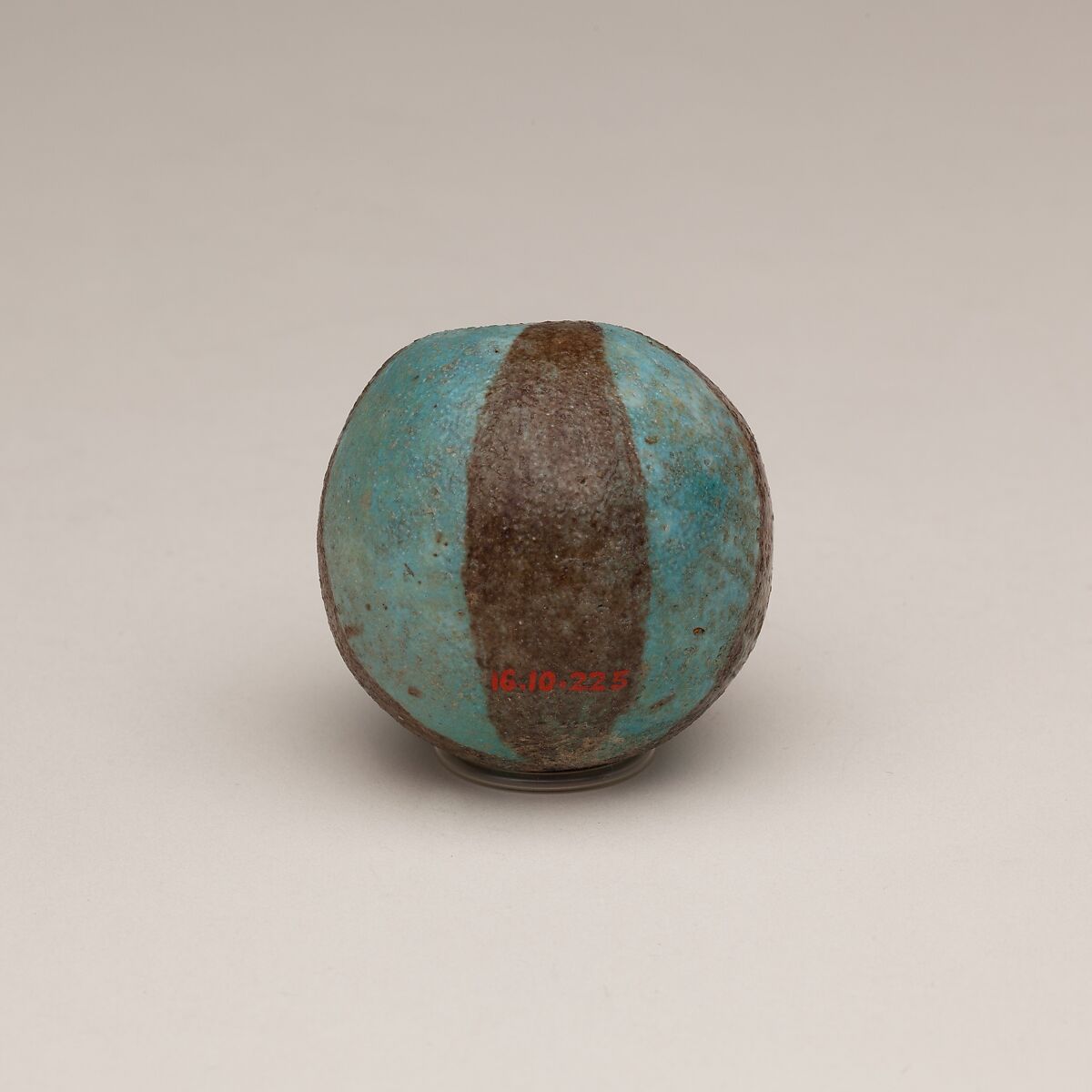 Large Ball bead, Faience