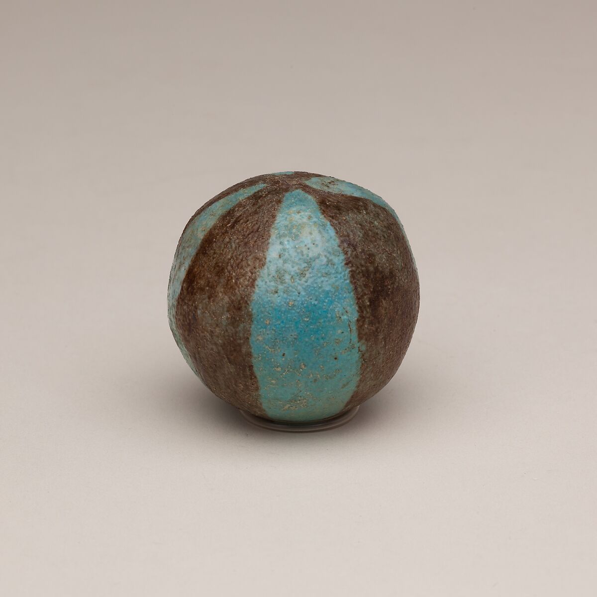 Large Ball bead, Faience 