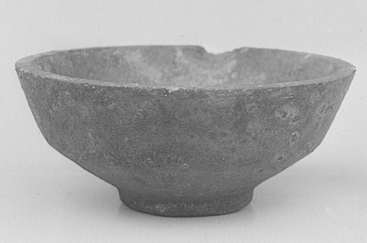 Bowl, Blue faience 