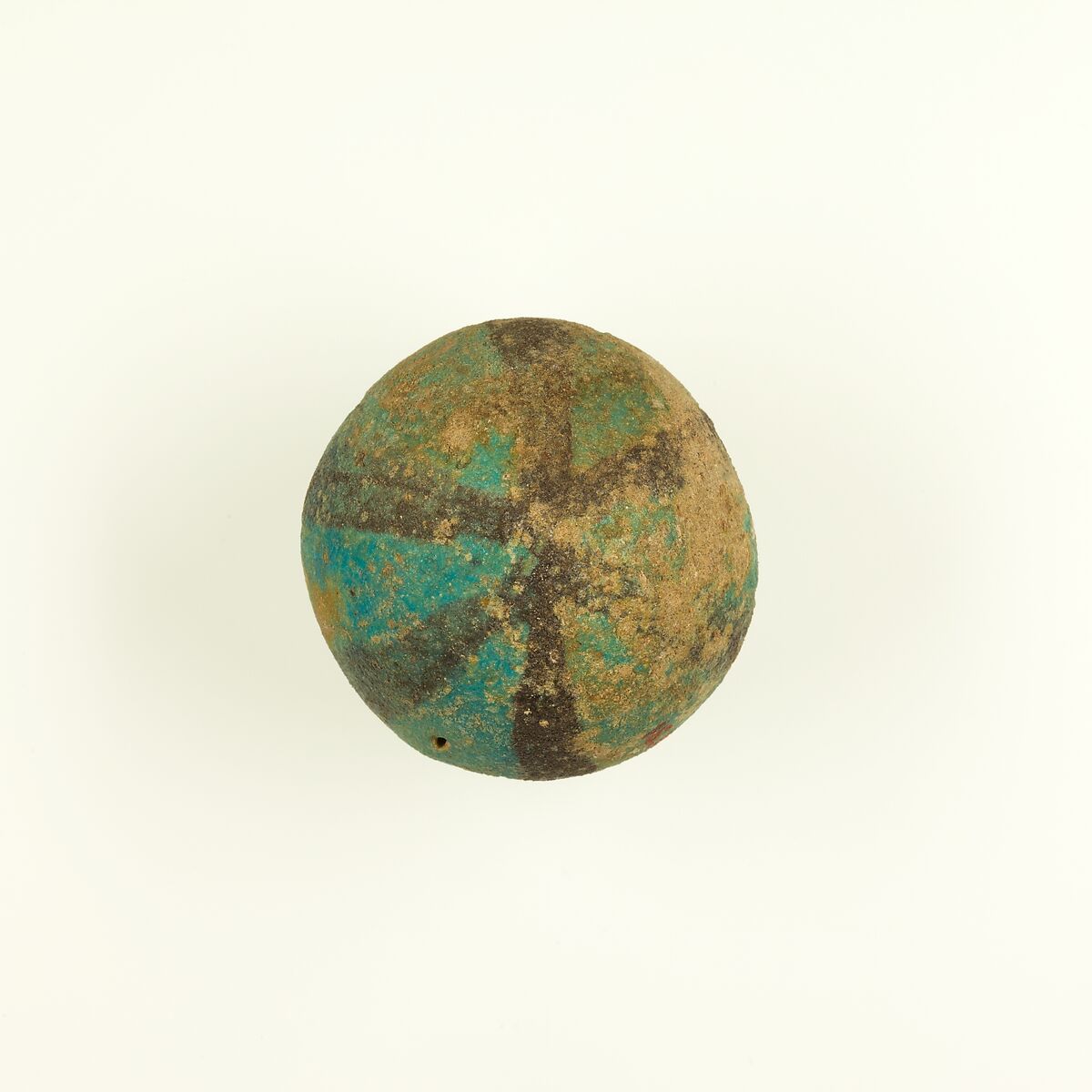 Large Ball Bead, Faience 