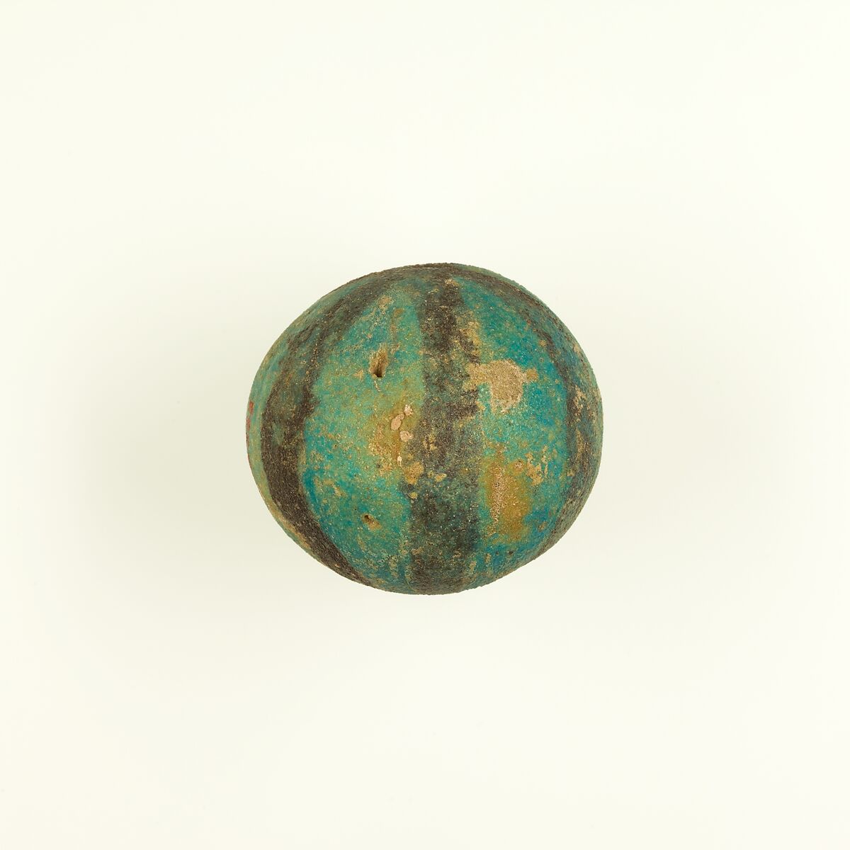 Large Ball Bead, Faience