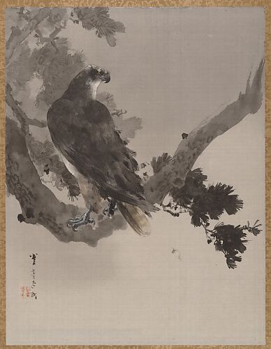 Watanabe Seitei | Egrets in a Tree at Night | Japan | Meiji period ...
