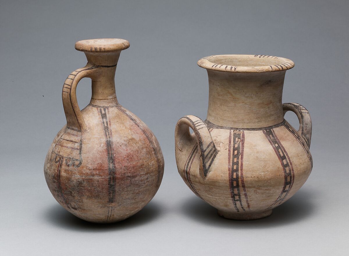 Two-handled Jar, Pottery (marle clay)