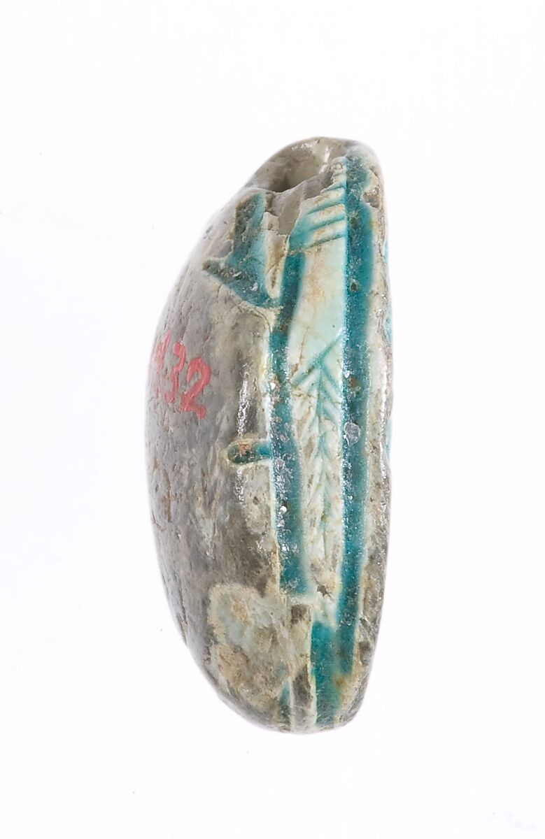 Scarab, Steatite (glazed)