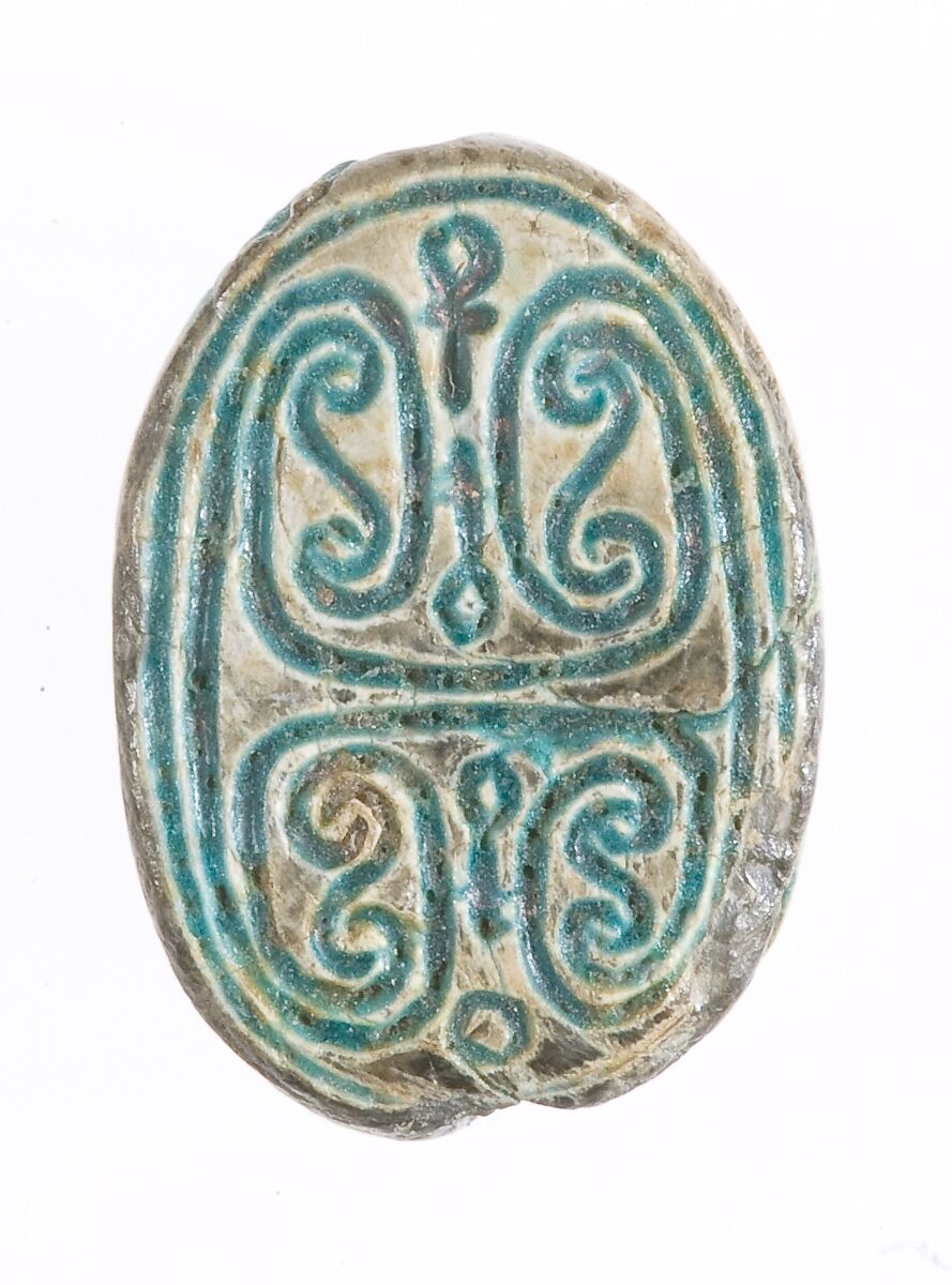 Scarab, Steatite (glazed) 