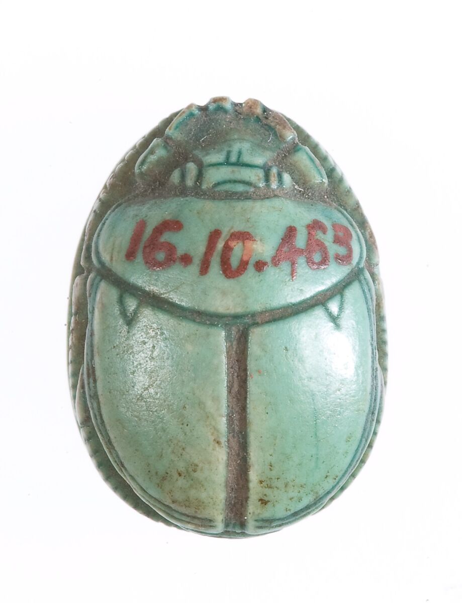 Scarab, Glazed steatite