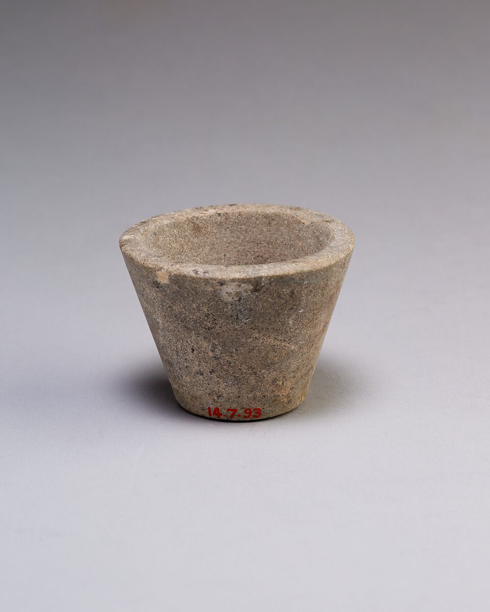 "Opening of the Mouth"  vessel of Perneb, Dark stone